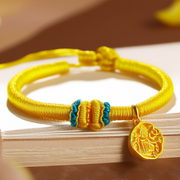 编的黄金手链图片