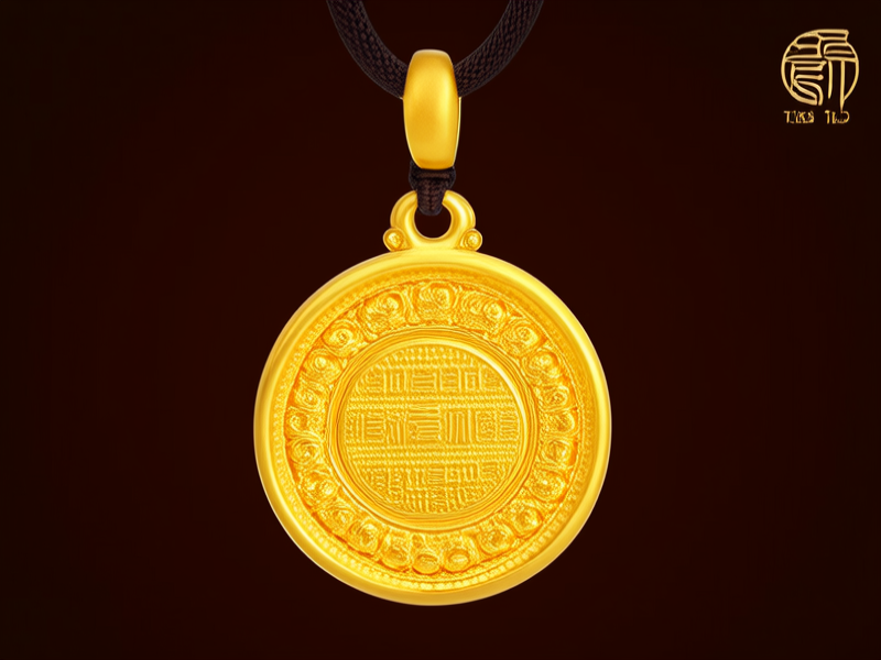 3克黄金吊坠图片