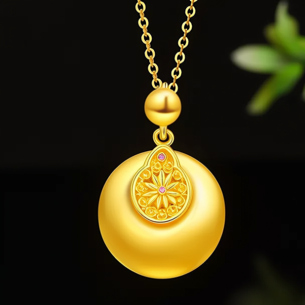 黄金项链吊坠图片大全